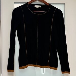 Black and copper Women's Top